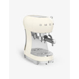 Stainless-steel espresso machine with steam wand - BLACK
