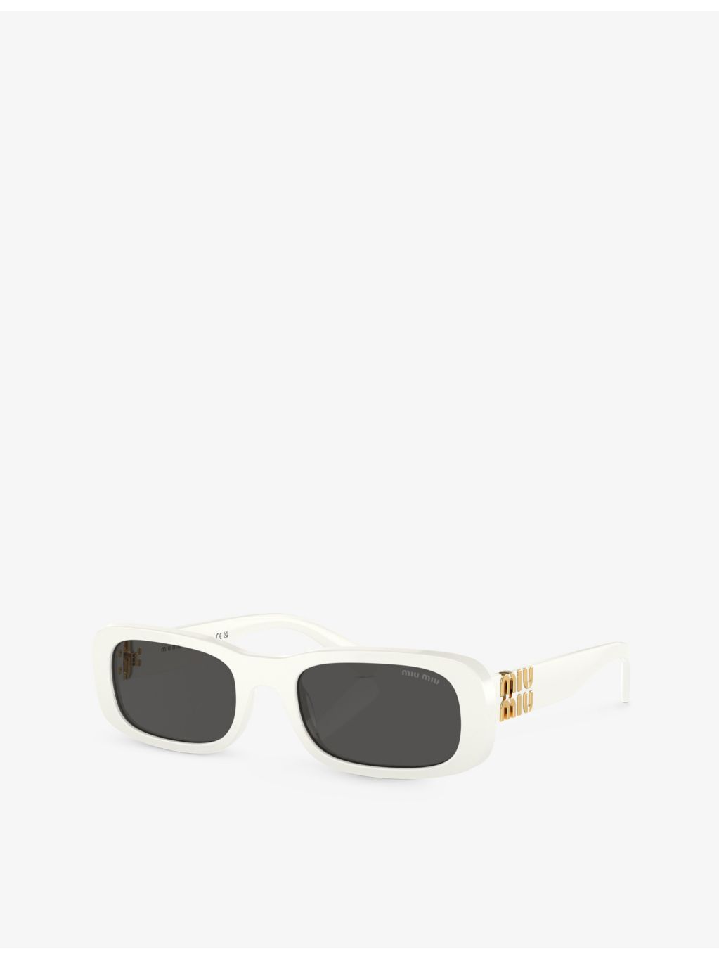 Miu Miu rectangle-frame acetate sunglasses MU 08ZS, imported from the UK