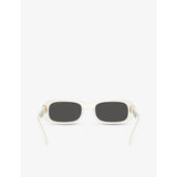 Miu Miu rectangle-frame acetate sunglasses MU 08ZS, imported from the UK