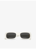 Miu Miu rectangle-frame acetate sunglasses MU 08ZS, imported from the UK
