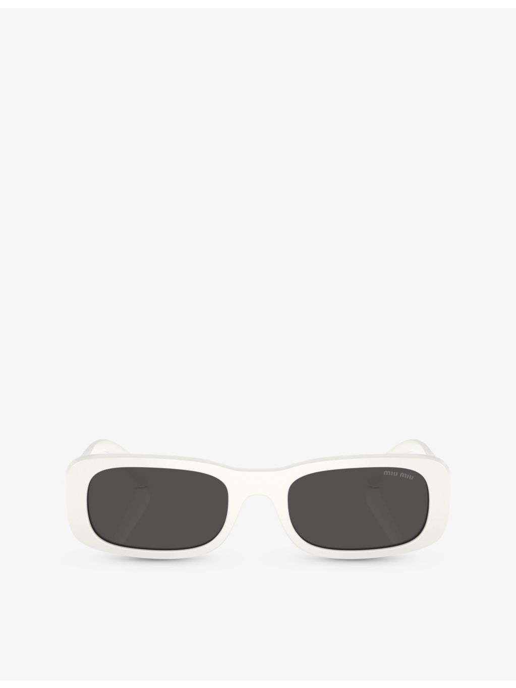 Miu Miu rectangle-frame acetate sunglasses MU 08ZS, imported from the UK