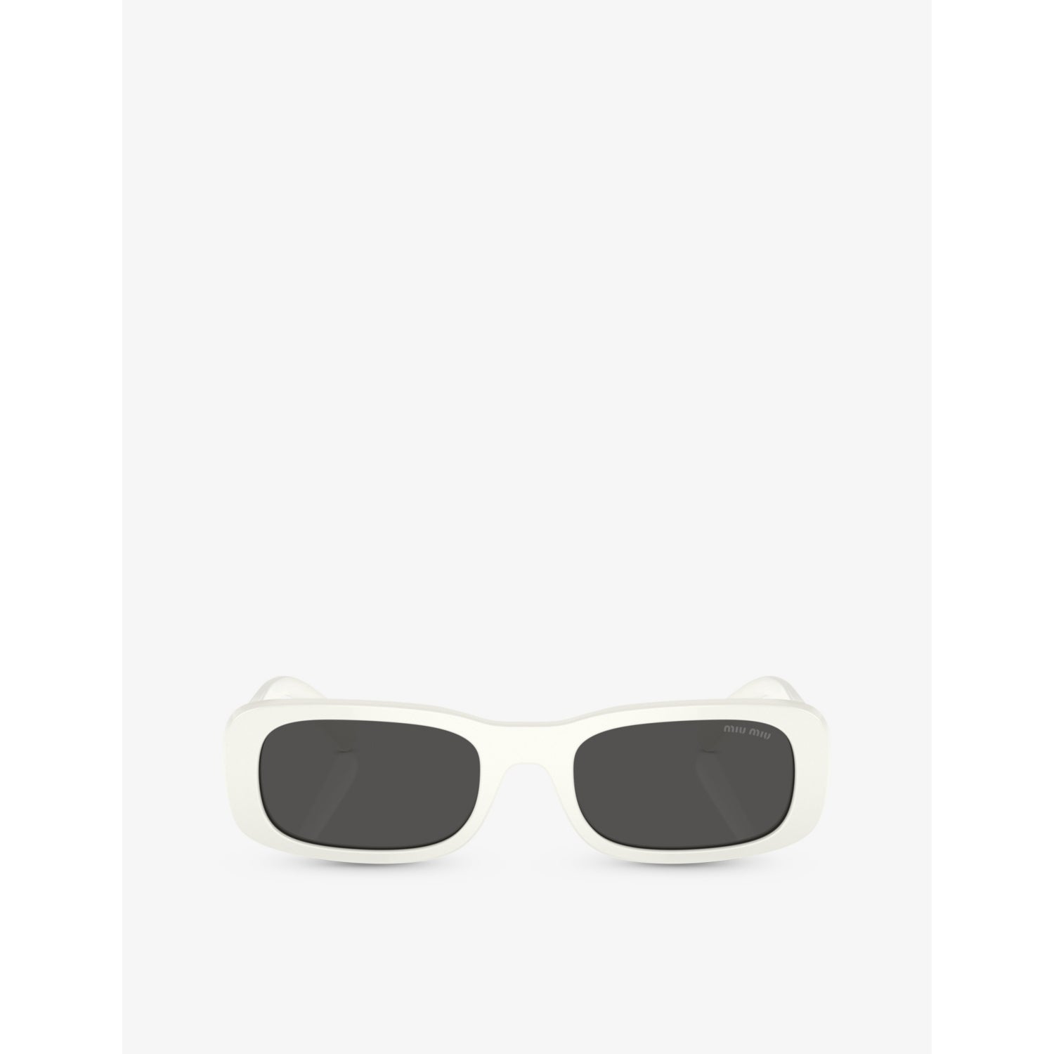 Miu Miu rectangle-frame acetate sunglasses MU 08ZS, imported from the UK