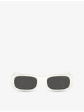 Miu Miu rectangle-frame acetate sunglasses MU 08ZS, imported from the UK
