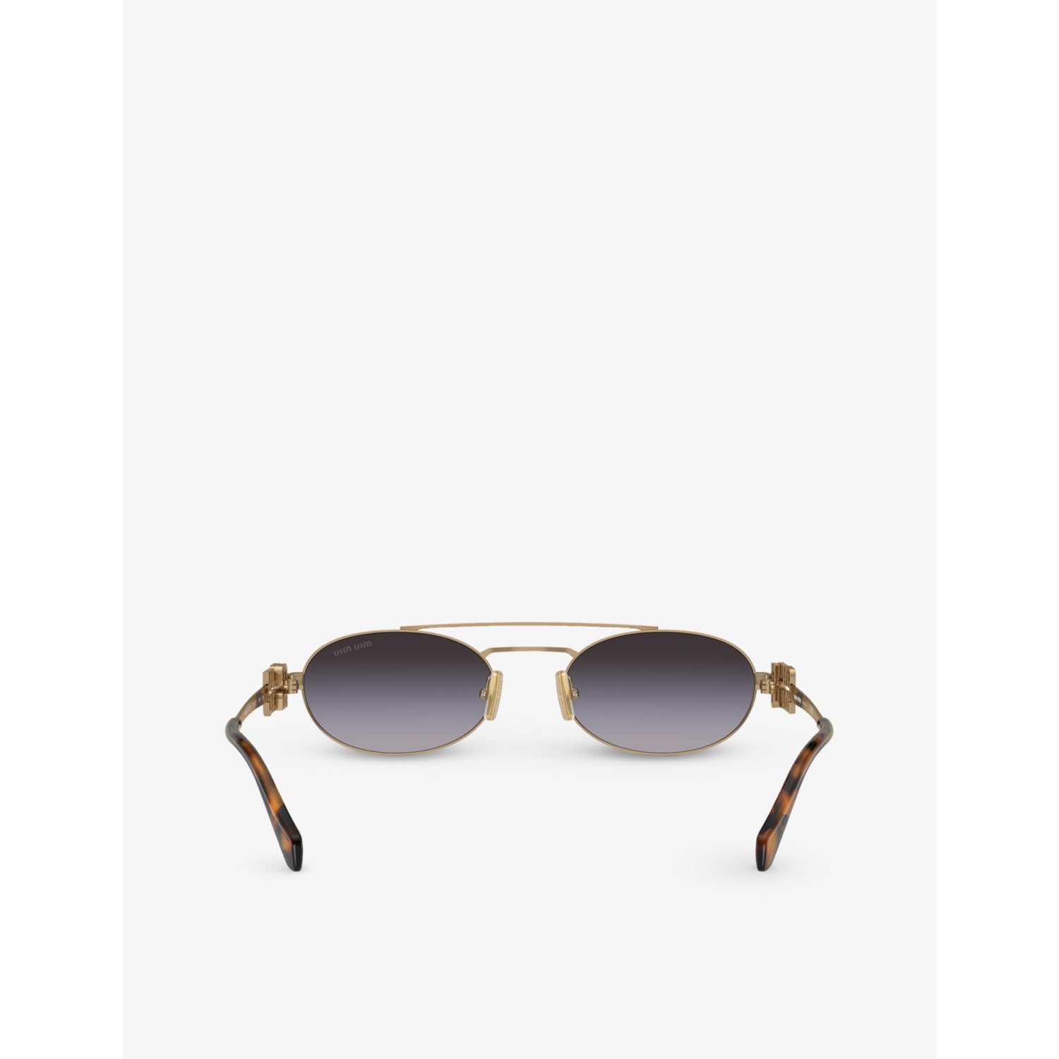 Miu Miu oval metal sunglasses MU 54ZS (British brand)