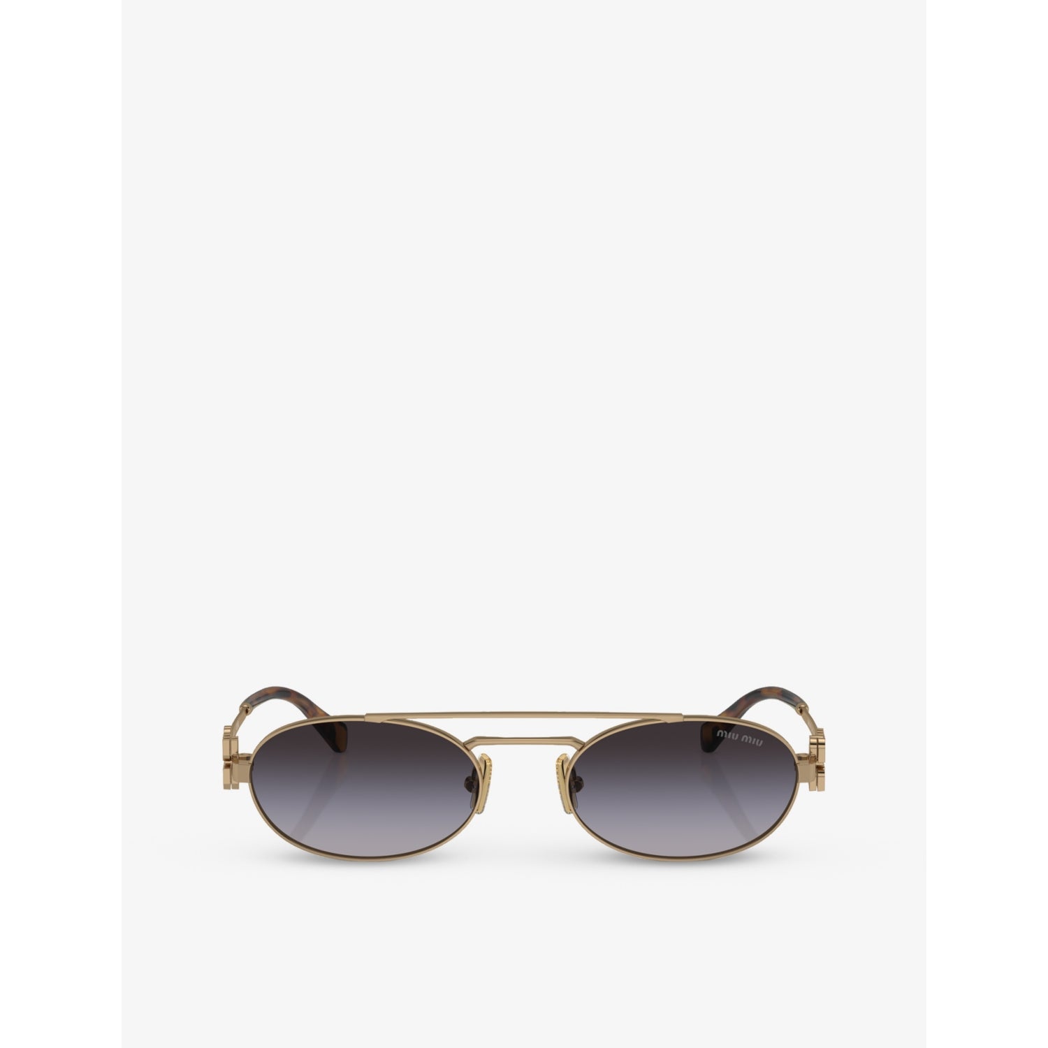 Miu Miu oval metal sunglasses MU 54ZS (British brand)