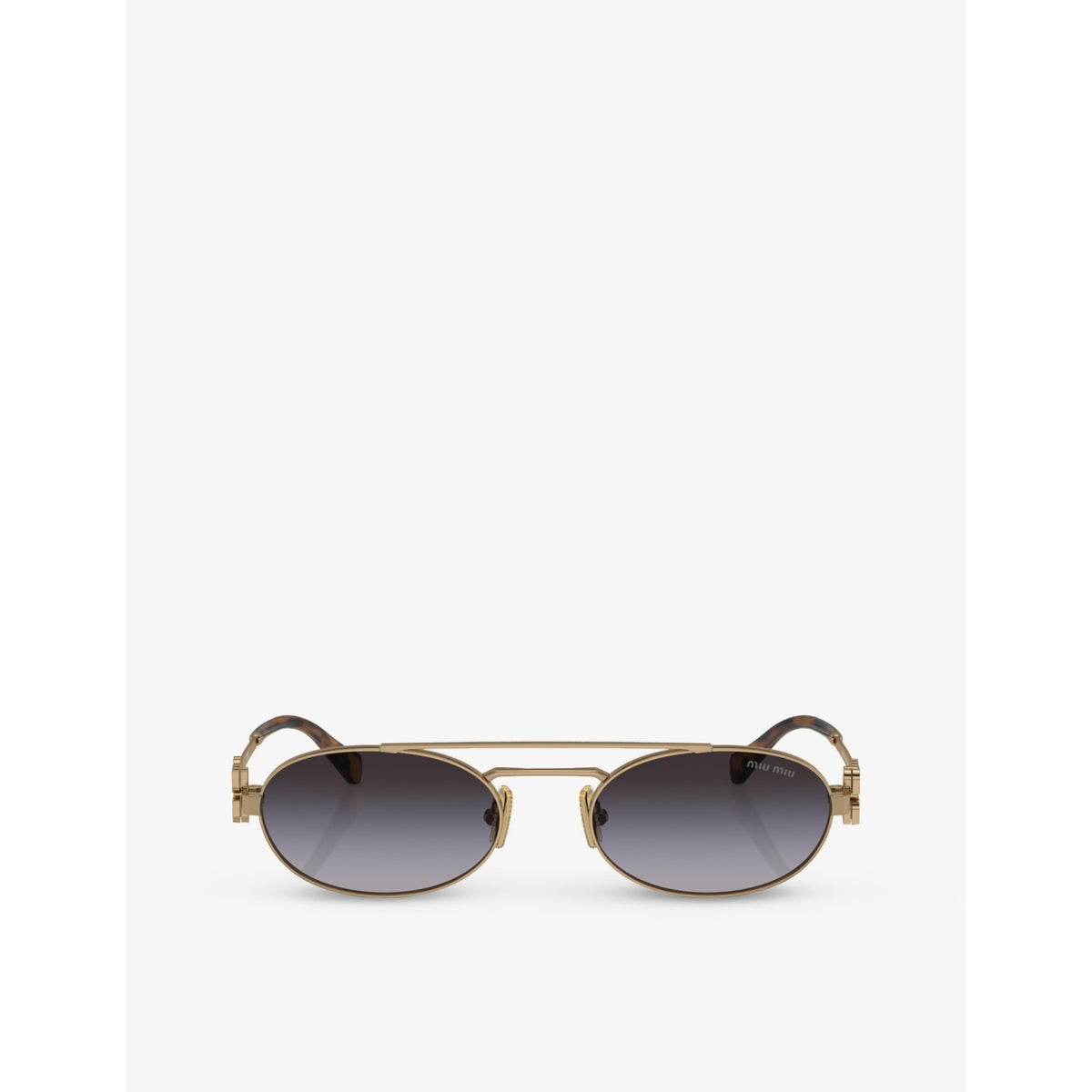 Miu Miu oval metal sunglasses MU 54ZS (British brand)