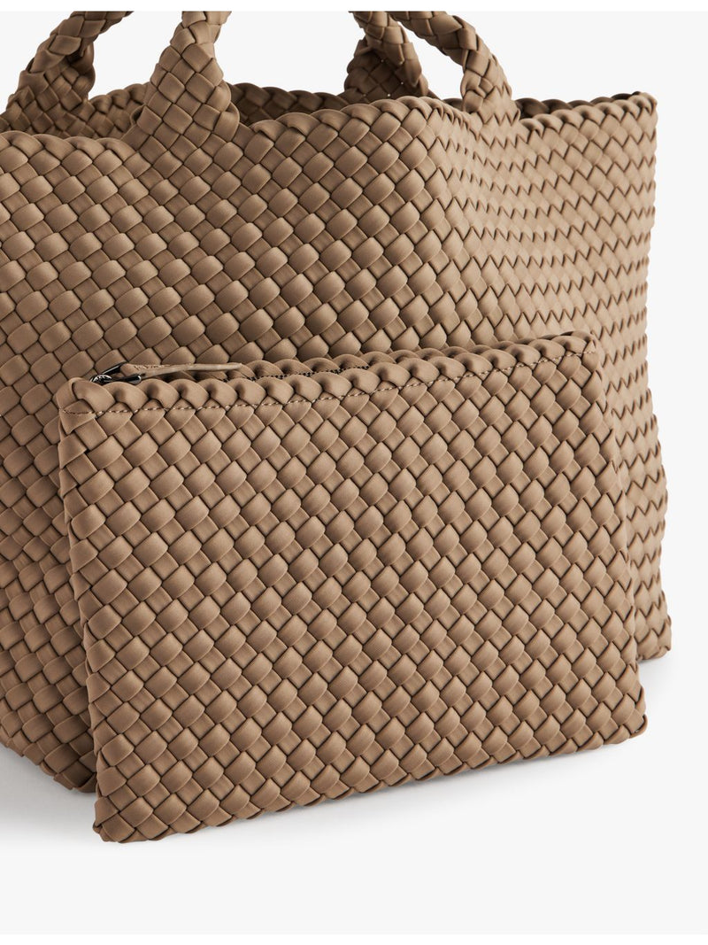 St. Barths medium woven tote bag in neoprene, UK version