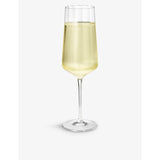 Georg Jensen Bernadotte grooved champagne flute glasses set of six, UK version