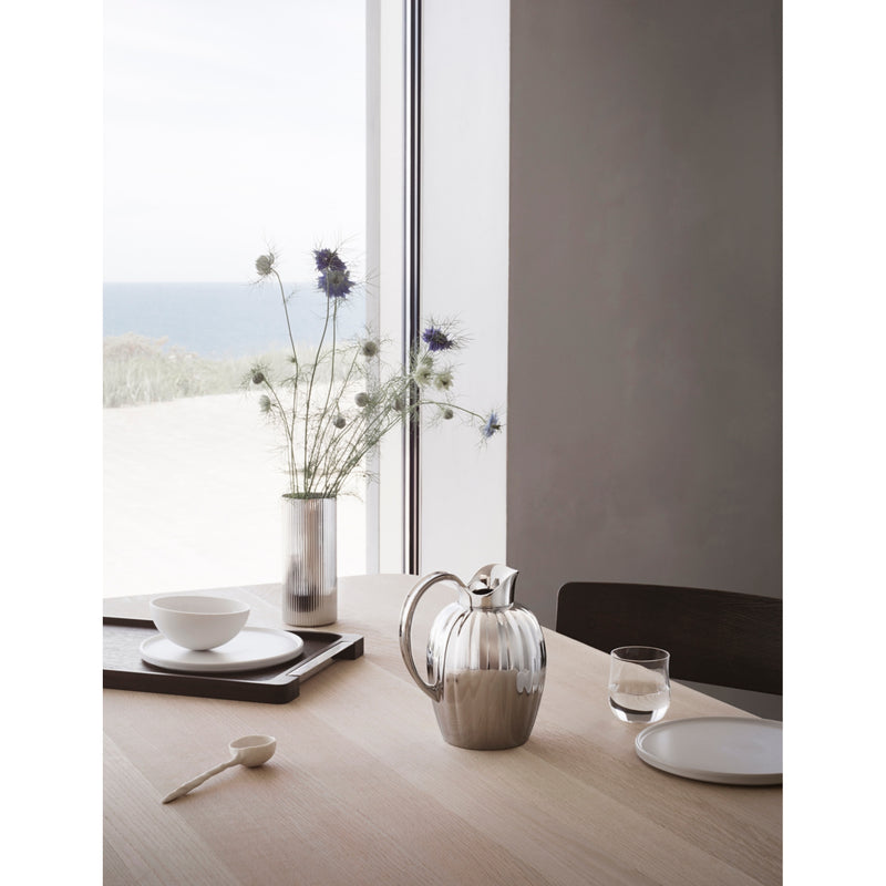 Georg Jensen Bernadotte grooved stainless steel pitcher 19.4cm - British product