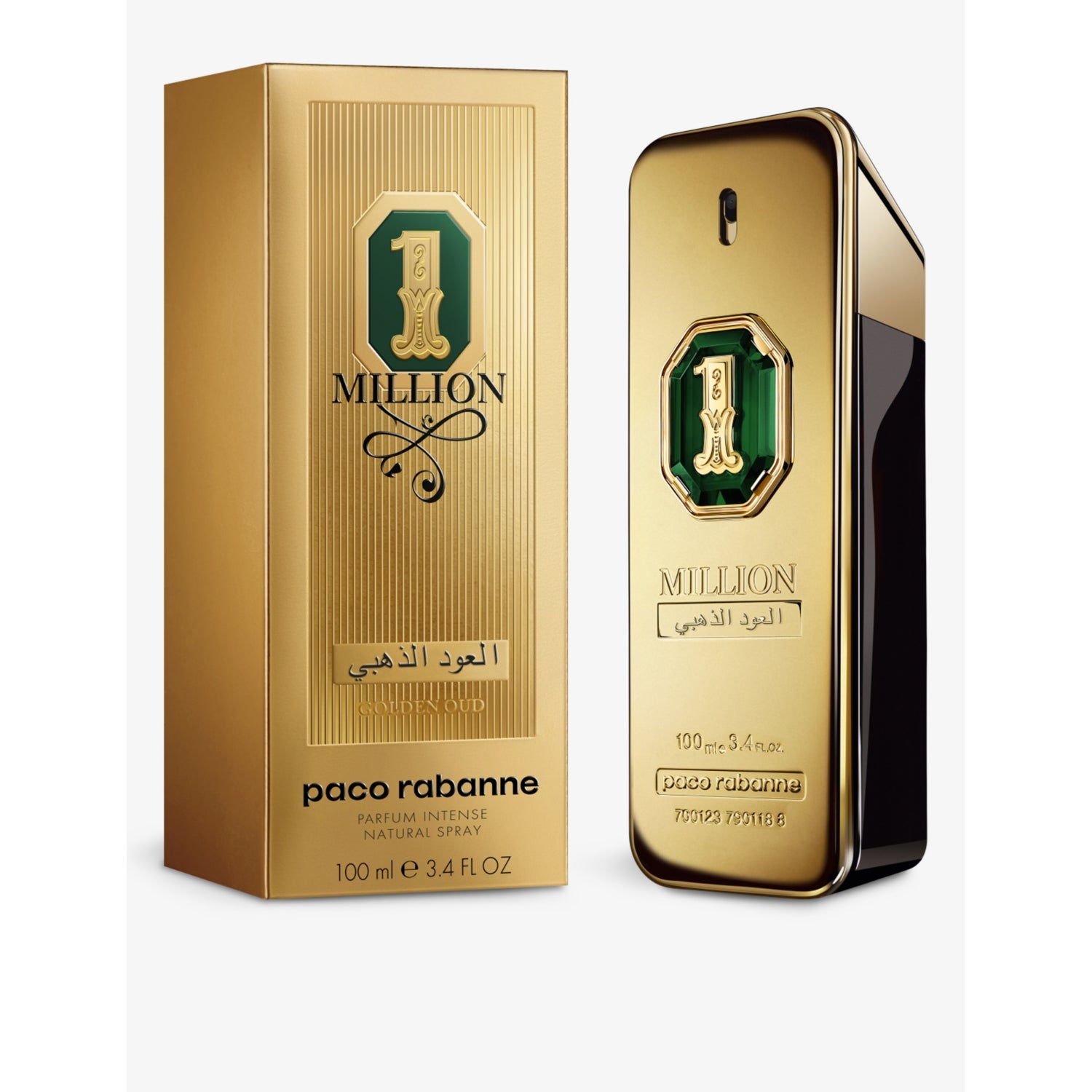 Rabanne 1 Million Golden Oud parfum 100ml (British brand)