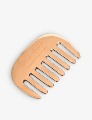 Dimple Amani metallic copper scalp comb - British product