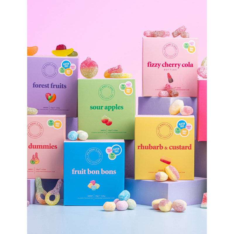 Ask Mummy & Daddy vegan sour apple gift box 120g - British product
