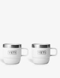 Rambler 6oz stainless-steel espresso mug pack of two - WHITE