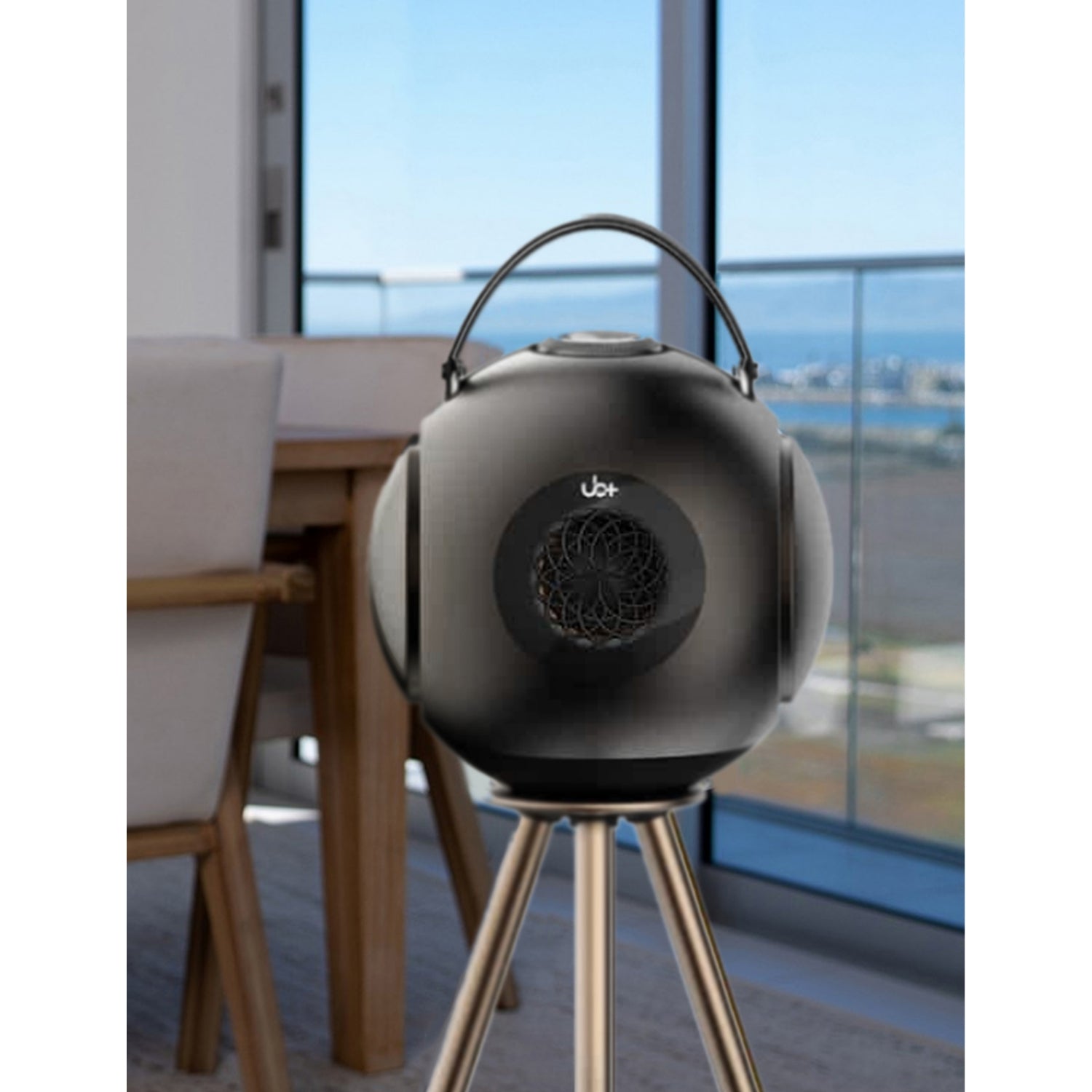 UB+ Double Bass DB1 Bluetooth speaker sphere black - British product