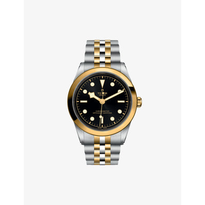 selfridges Tudor Black Bay 41 Yellow-Gold and Steel Automatic Watch- Buy online at McGrocer