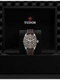 Tudor Black Bay 58 sterling-silver and leather watch 39mm - British product