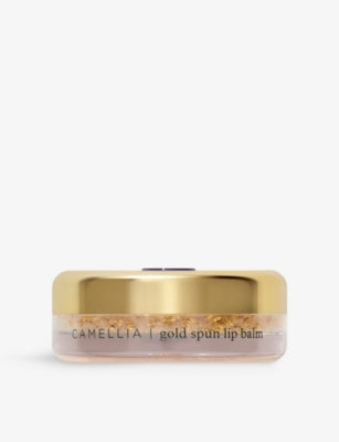 Tatcha Camellia Goldspun lip balm 6g, imported from the UK