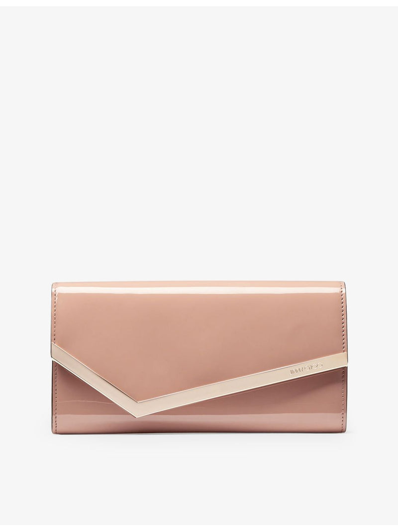Jimmy Choo Emmie patent-leather clutch, UK version