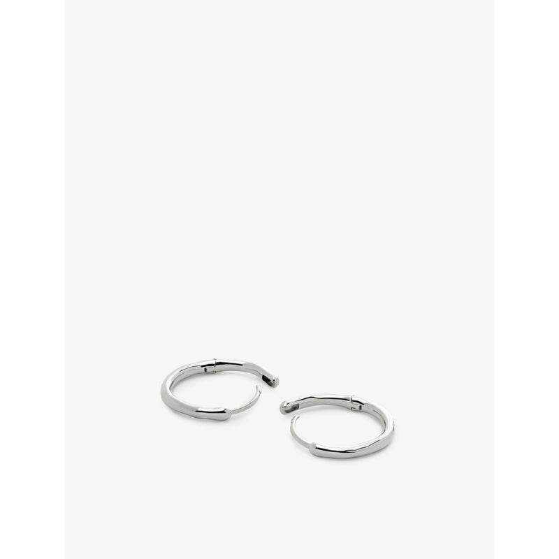 Monica Vinader Siren Muse small hoop earrings 1.75cm (British brand)