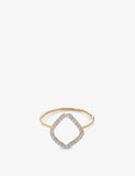 Monica Vinader Riva Kite Lab Grown Diamond and 14ct Solid-Gold Ring