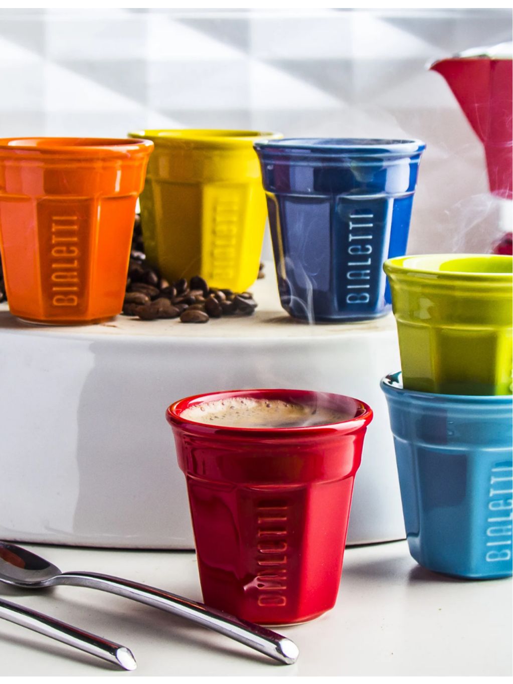 Bialetti espresso cups set of six 60ml - British product