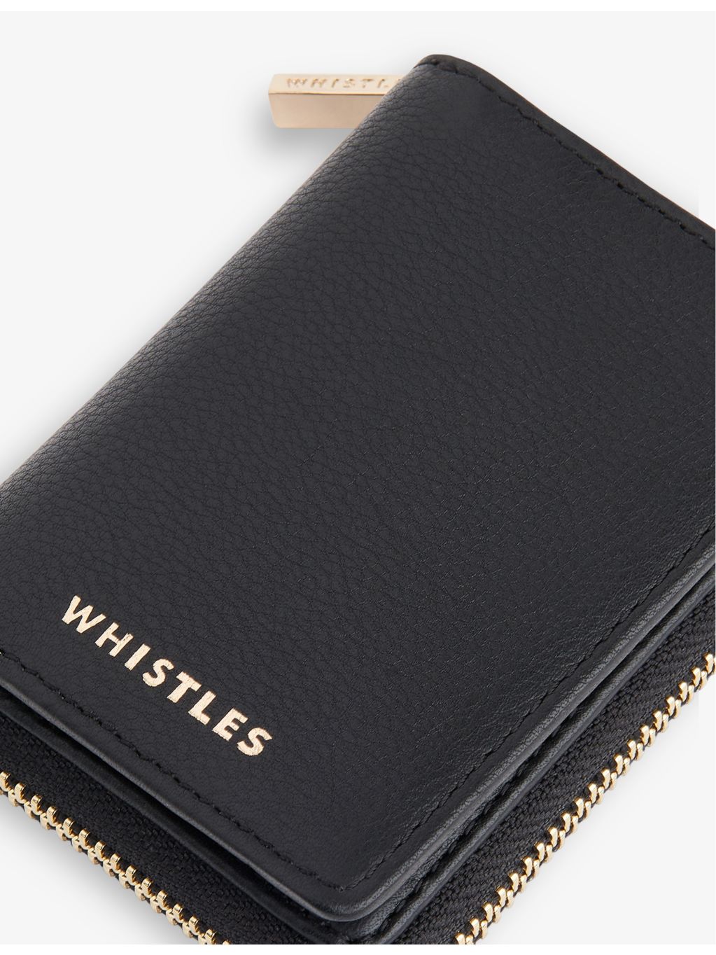 Whistles leather purse Koa with five card slots 10.5cm, UK version