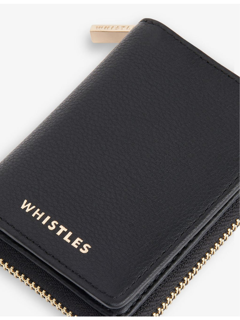 Whistles leather purse Koa with five card slots 10.5cm, UK version