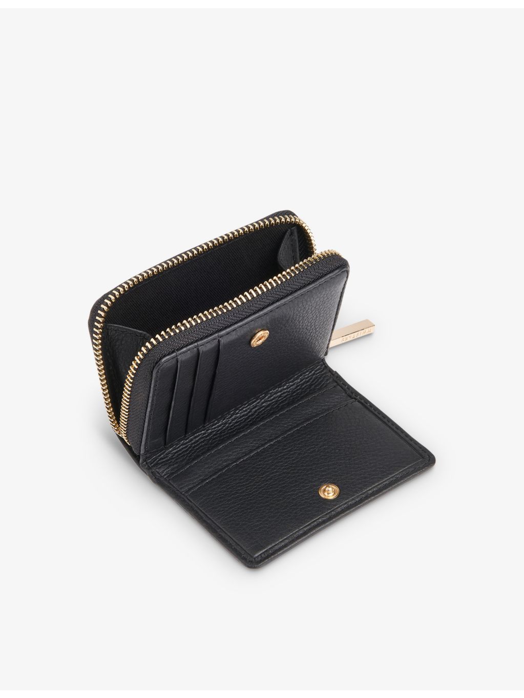 Whistles leather purse Koa with five card slots 10.5cm, UK version