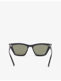 Le Specs Velodrome cat-eye acetate sunglasses, UK version