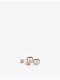 La Maison Couture IVAR 18ct yellow gold diamond earrings - British product
