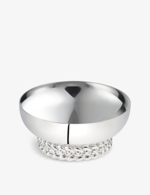 Christofle Babylone silver-plated bowl 6cm, imported from the UK