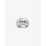 Christofle silver-plated napkin ring 3cm, Babylone collection (British brand)