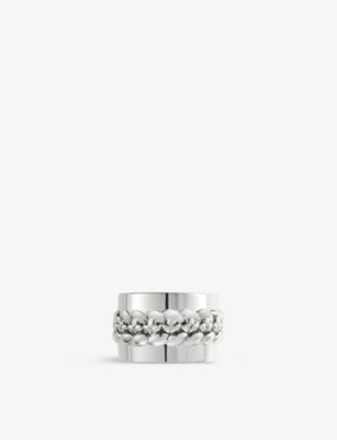 Christofle silver-plated napkin ring 3cm, Babylone collection (British brand)
