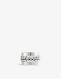 Christofle silver-plated napkin ring 3cm, Babylone collection (British brand)