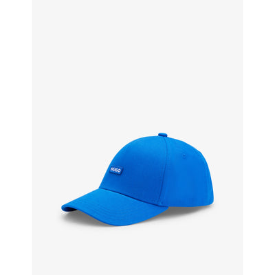 selfridges HUGO Logo-Badge Cotton Baseball Cap- Buy online at McGrocer