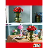 LEGO Icons Red Roses Bunch building set 822 pieces, UK version