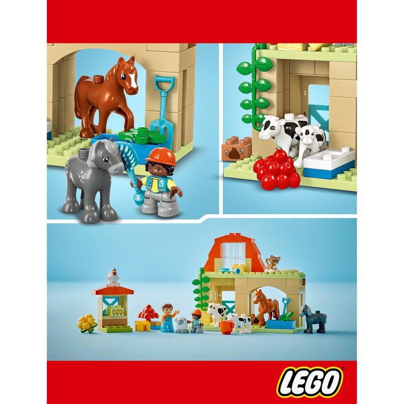 LEGO Duplo Caring Animals Farm playset 74 pieces - British product