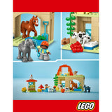 LEGO Duplo Caring Animals Farm playset 74 pieces - British product