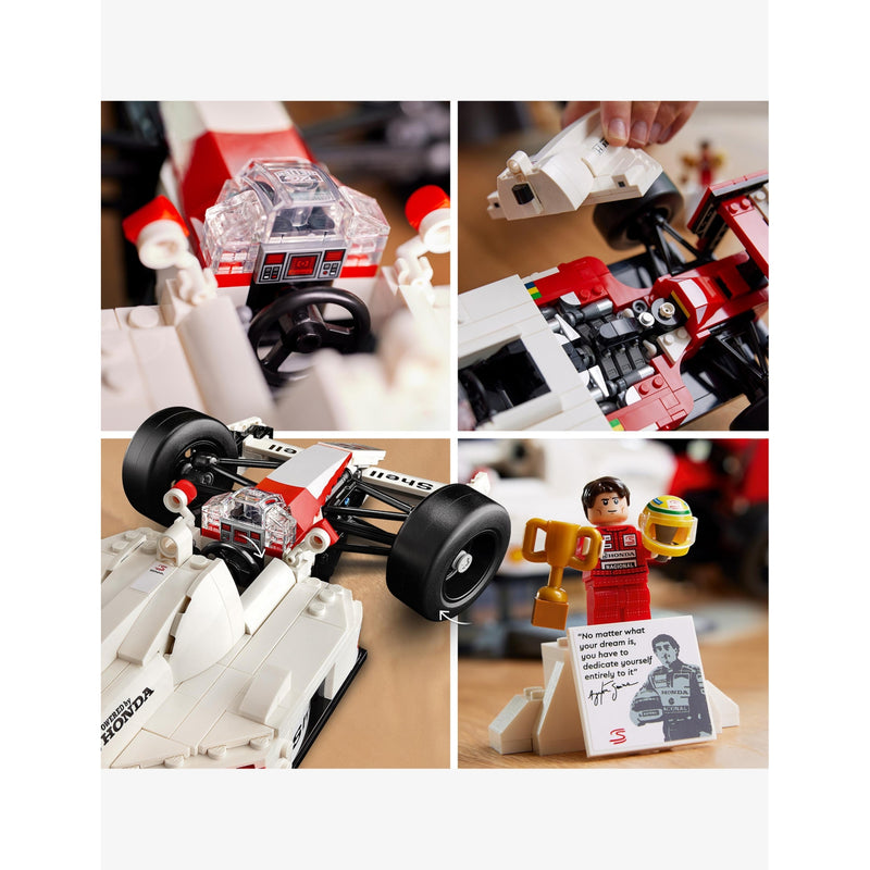 LEGO building set McLaren MP4/4 with Ayrton Senna, 693 pieces (British brand)