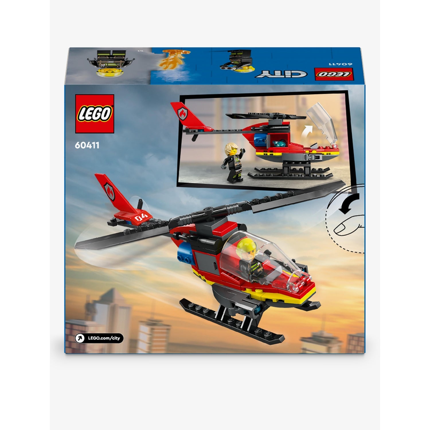 LEGO Fire Rescue Helicopter 420 pieces (British brand)