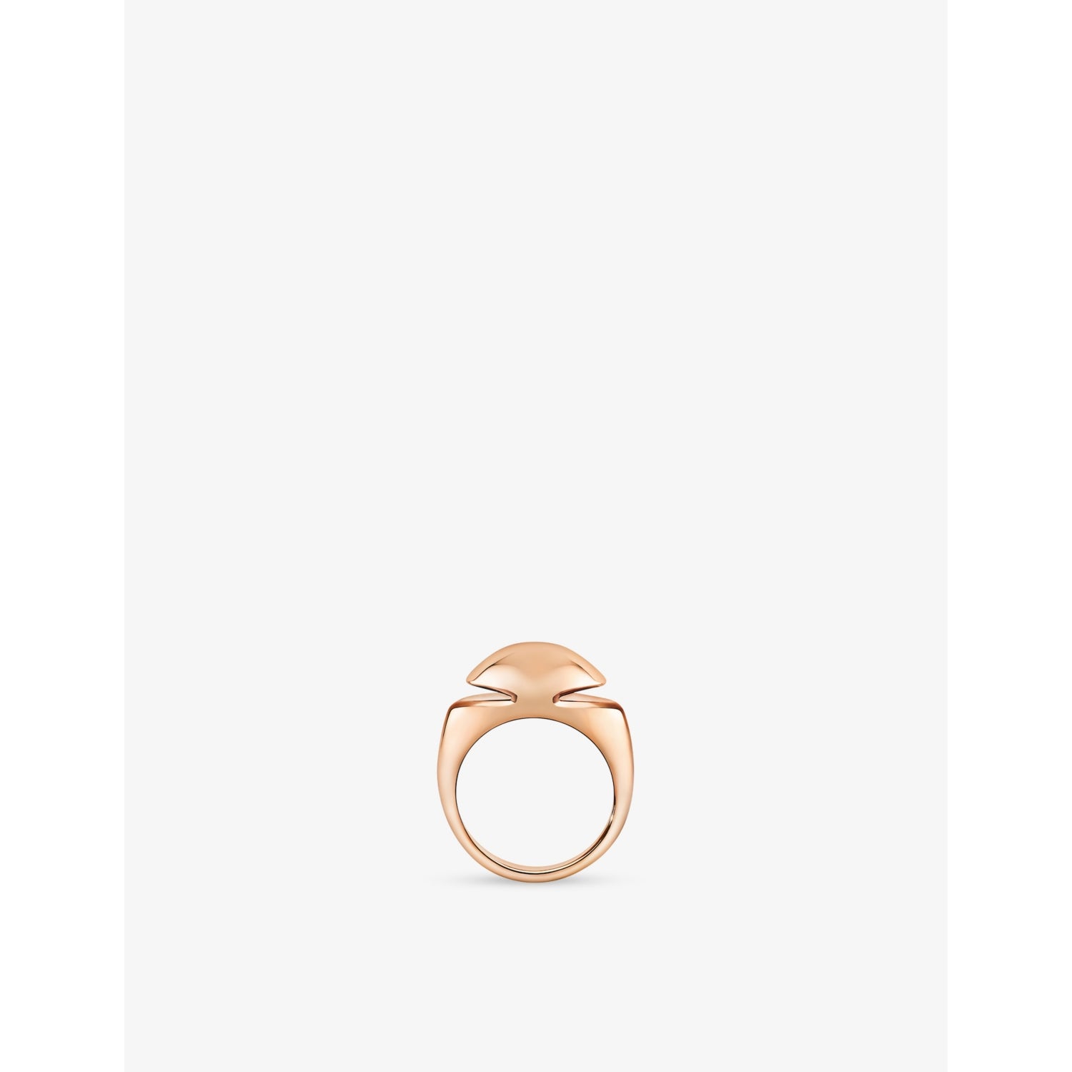 Bulgari Cabochon 18ct rose-gold designer ring, UK version