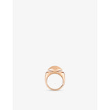 Bulgari Cabochon 18ct rose-gold designer ring, UK version
