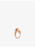Bulgari Cabochon 18ct rose-gold designer ring, UK version