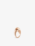 Bulgari Cabochon 18ct Rose-Gold Ring