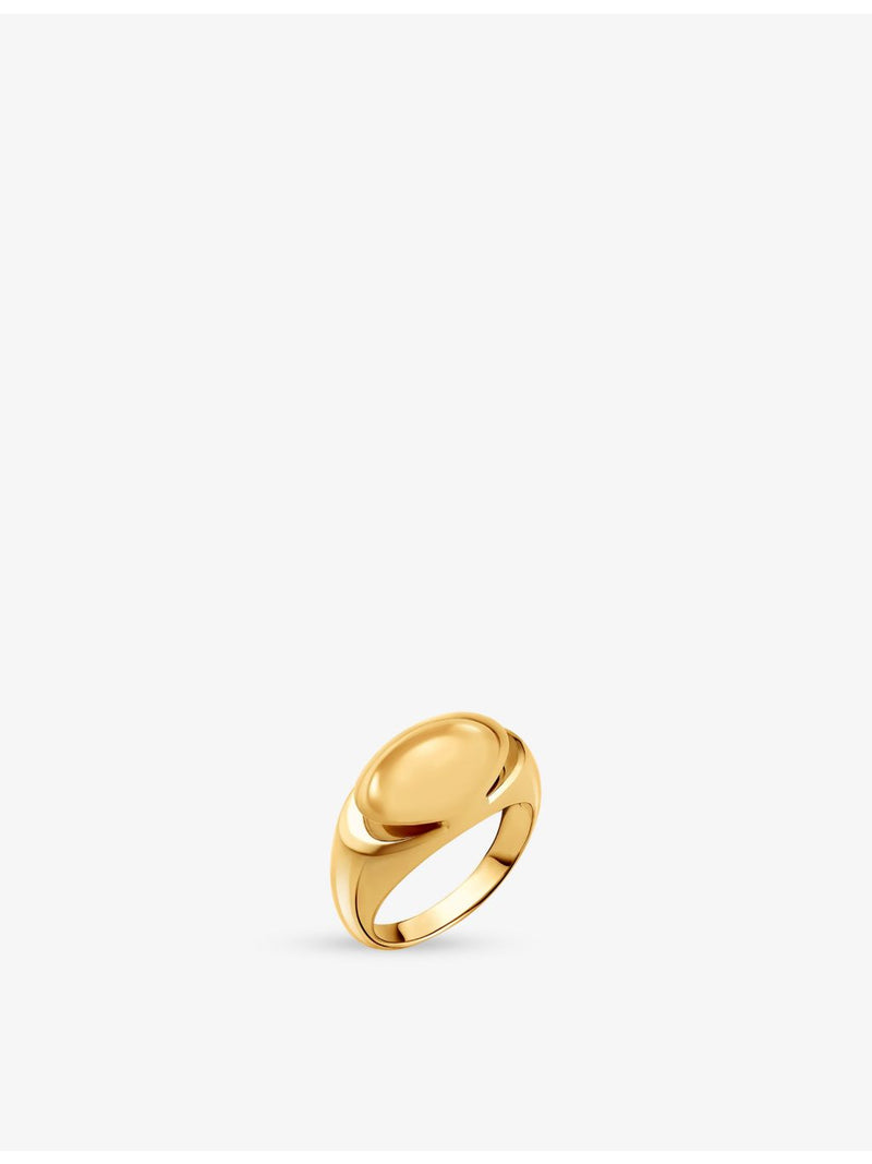 Bulgari Cabochon 18ct yellow-gold ring (British brand)