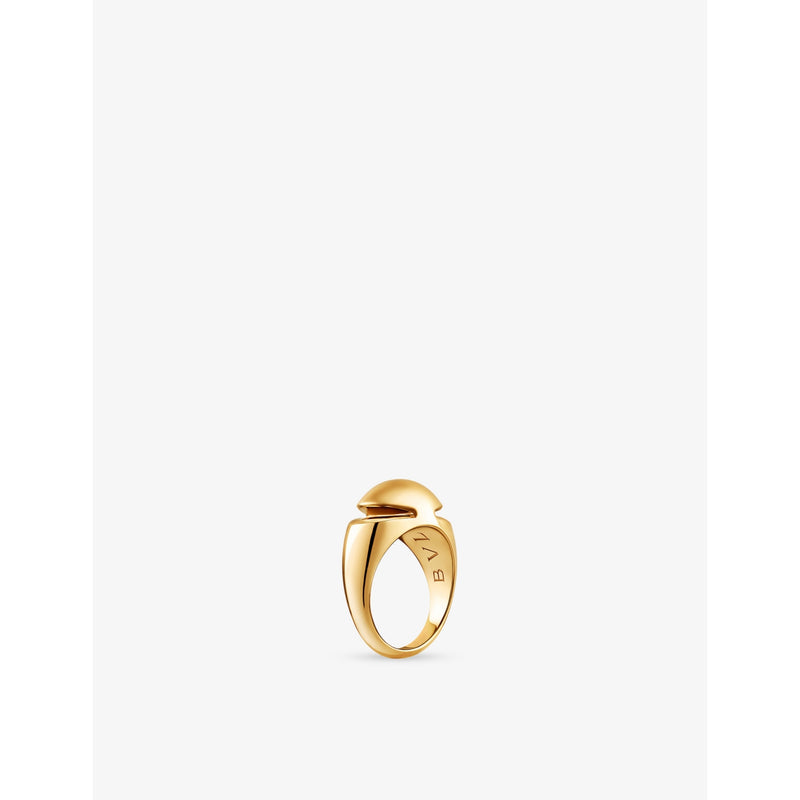 Bulgari Cabochon 18ct yellow-gold ring (British brand)