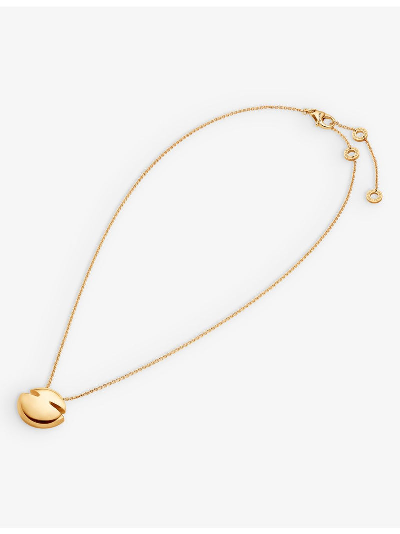 Bulgari pendant necklace 18ct yellow gold, imported from the UK