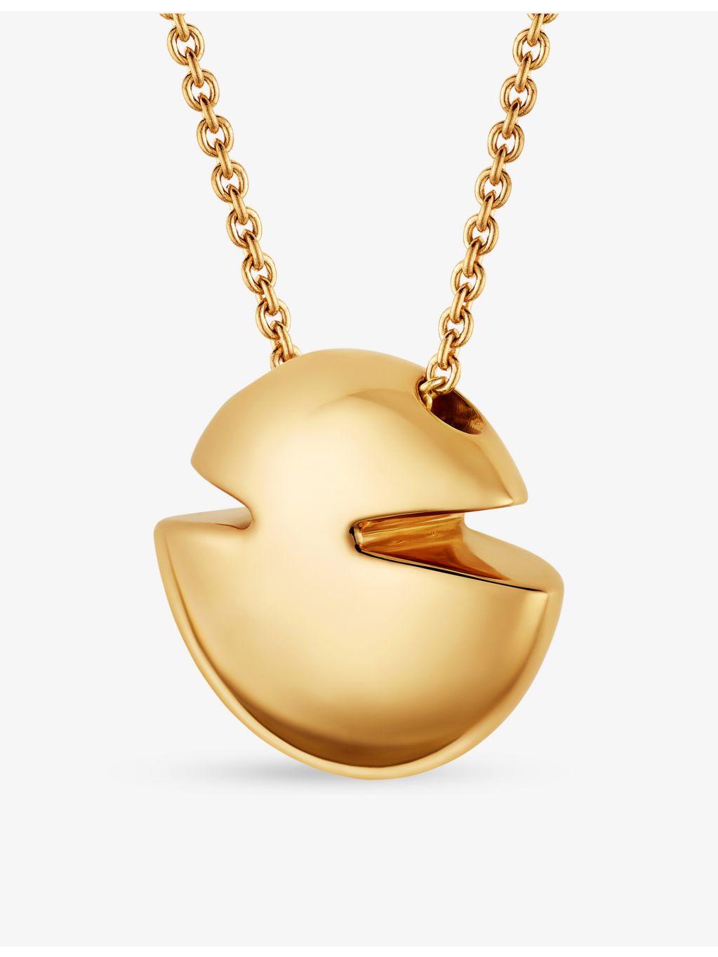 Bulgari pendant necklace 18ct yellow gold, imported from the UK