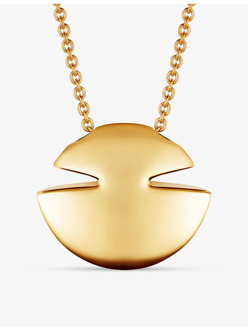 Bulgari pendant necklace 18ct yellow gold, imported from the UK