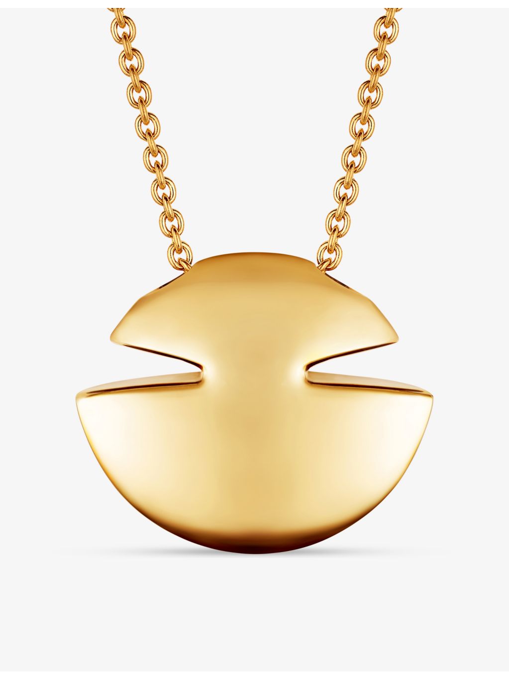 Bulgari pendant necklace 18ct yellow gold, imported from the UK